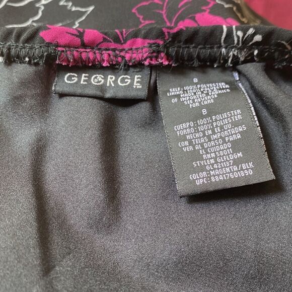 George Floral Skirt Sz 8 - Picture 2 of 2